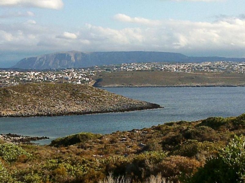 Tersanas Chania Schöne Aussicht auf das Meer Grundstück kaufen